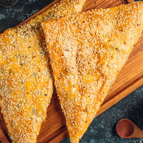 Baked Pie with Sesame Seeds