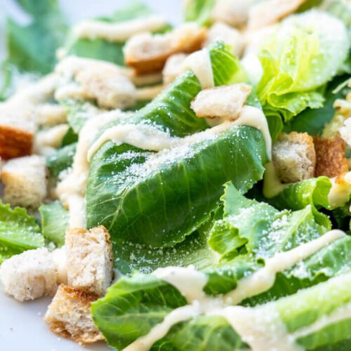 Traditional Vegan Caesar Salad