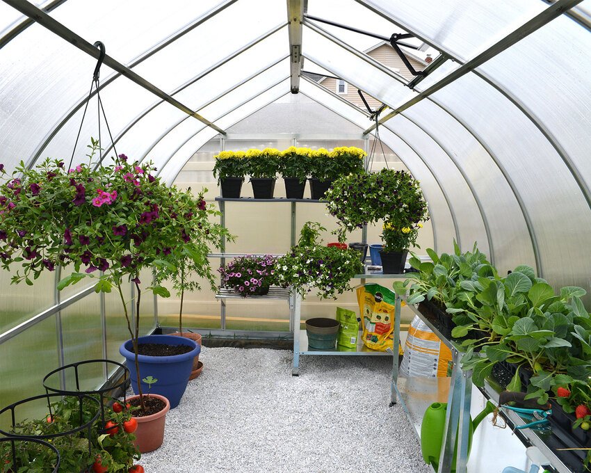 Polycarbonate greenhouse