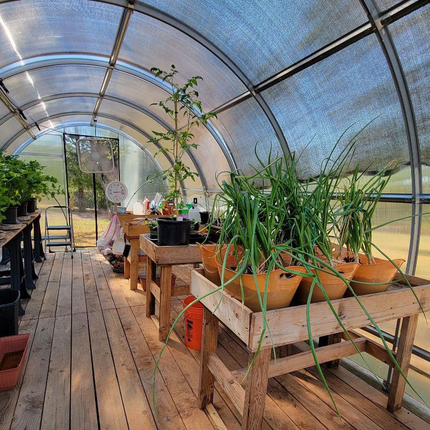 Polycarbonate greenhouse